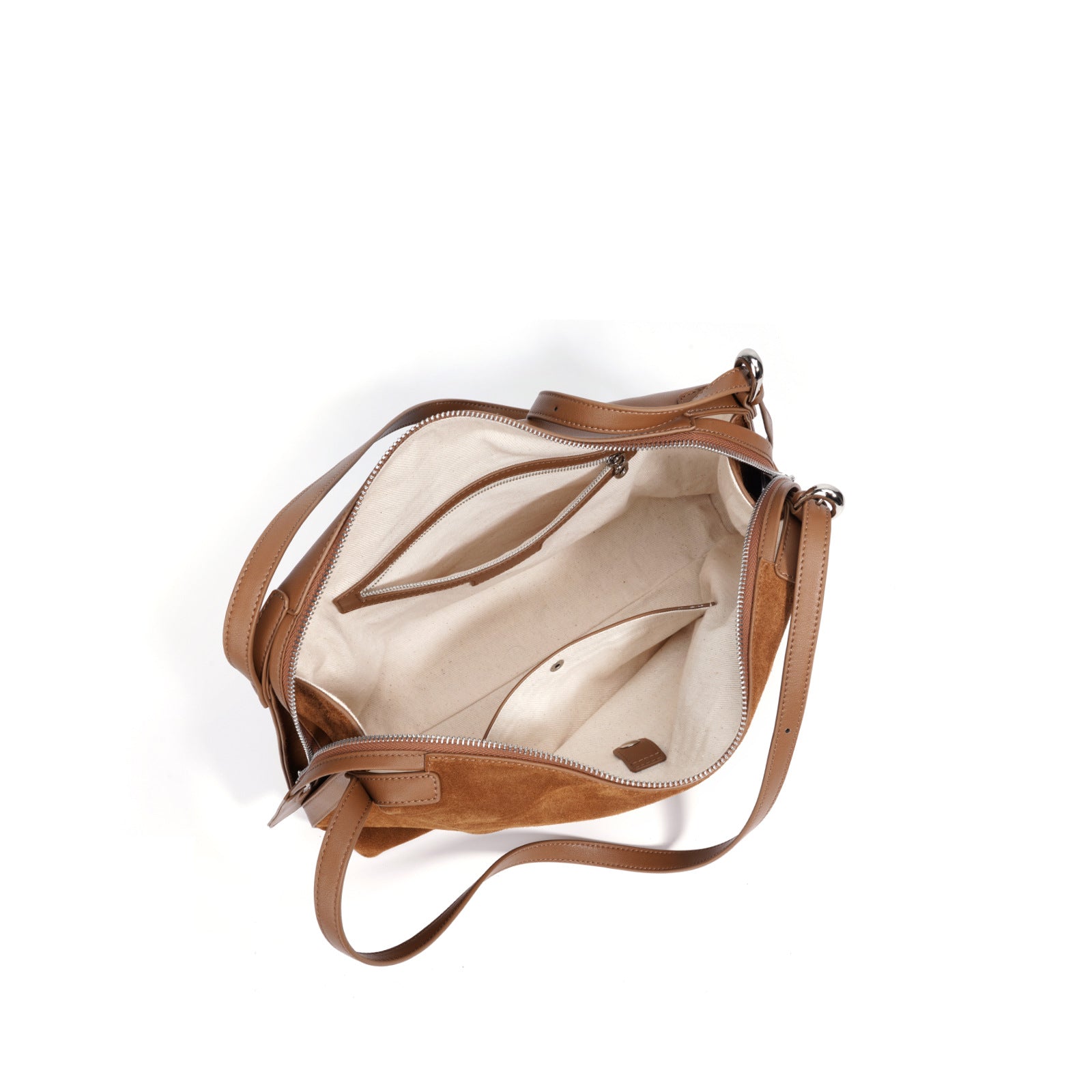 Suede Pillow Shoulder - Coffee