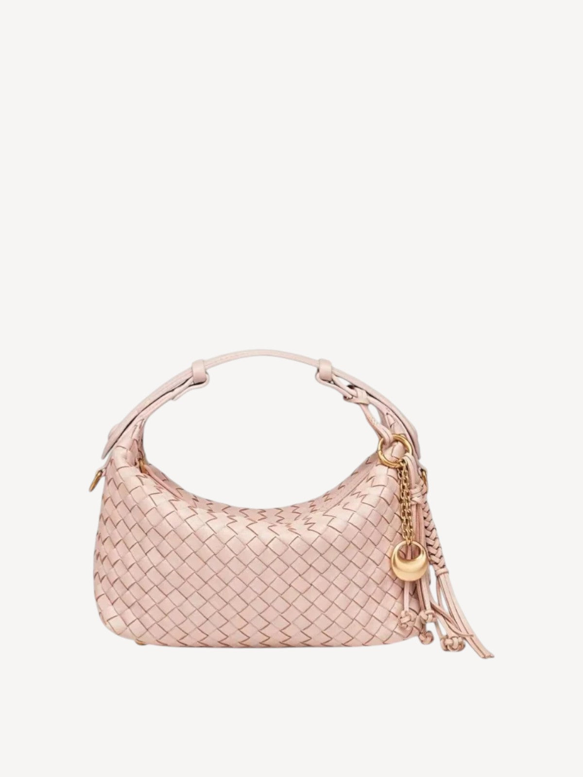 Camilla Half Moon Woven - Baby Pink