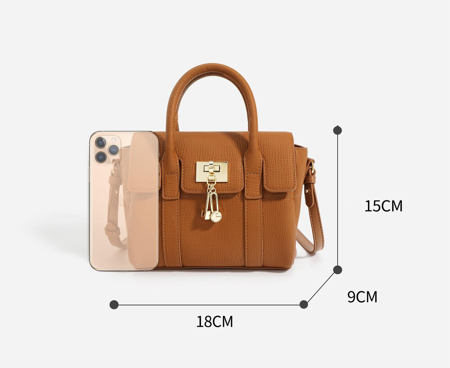 First Layer Cowhide Shoulder/Tote Anja Bag