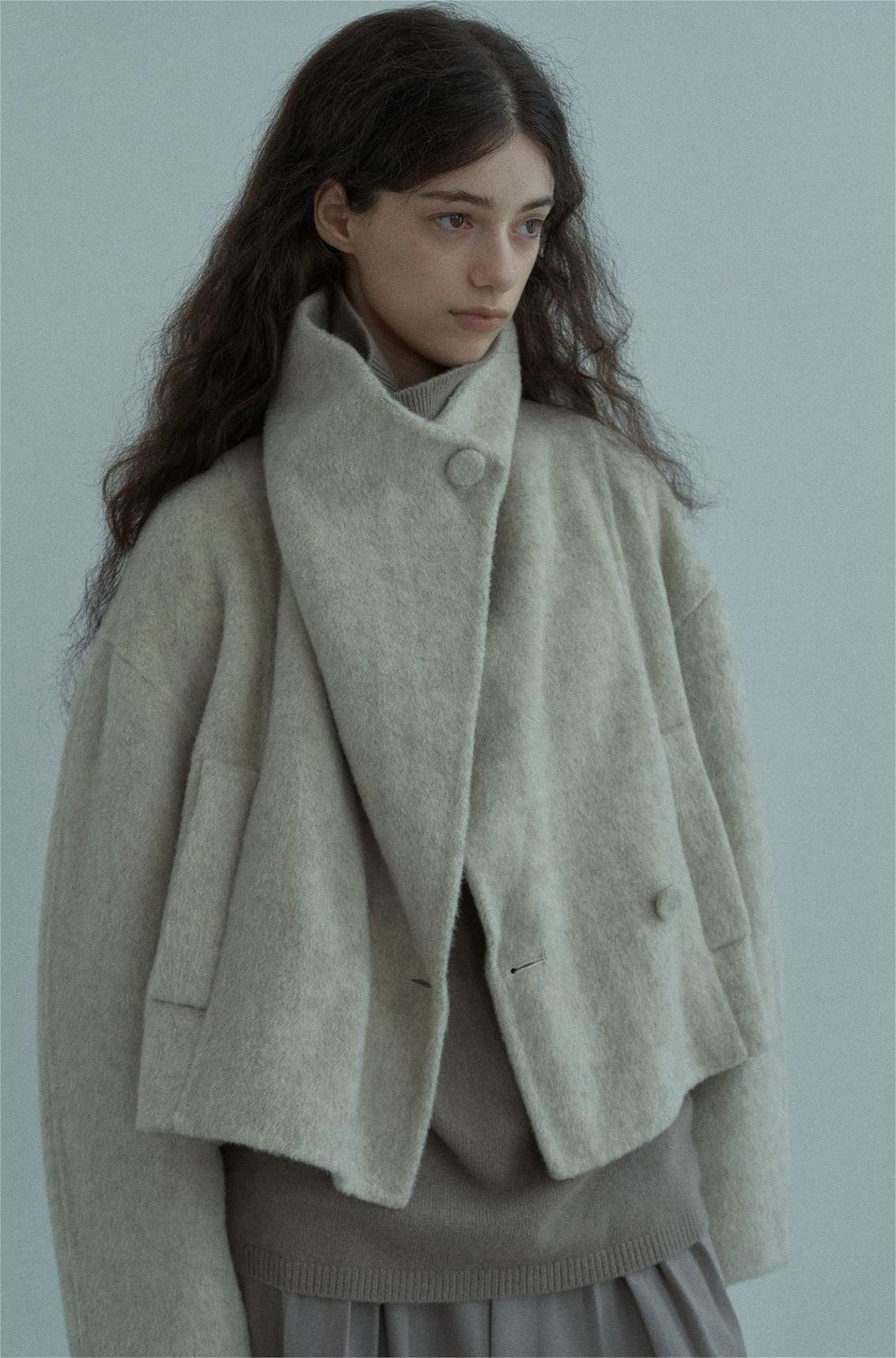 Handmade Lamb Wool Aviva Overcoat