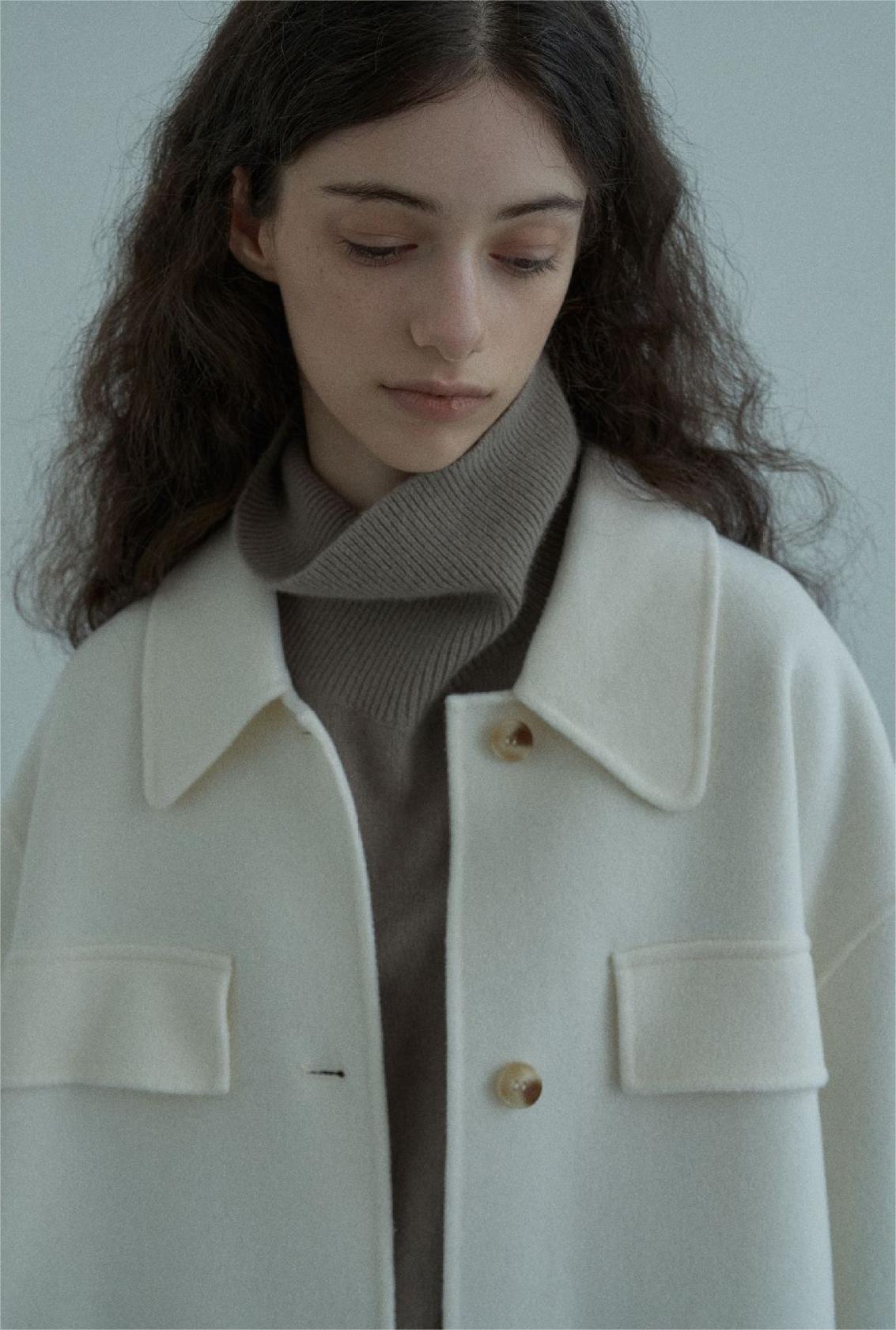 Handmade Lamb Wool Sofía Overcoat