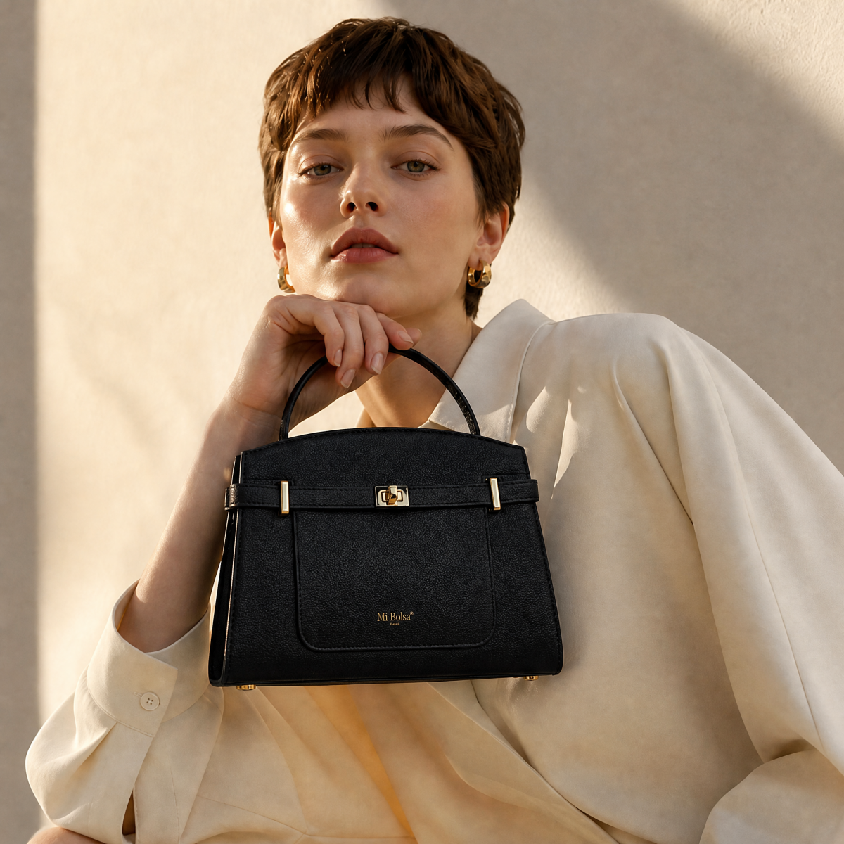 Manhattan Top Handle - Black