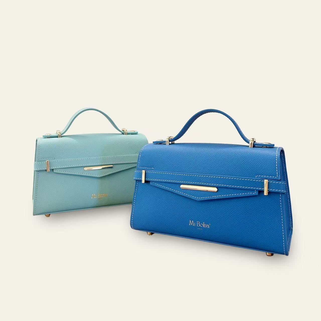 "Mi" Top Handle -Light Amber