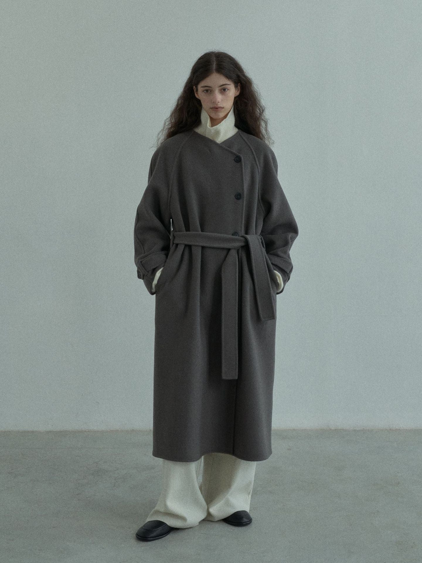 Handmade Lamb Wool Valentina Overcoat