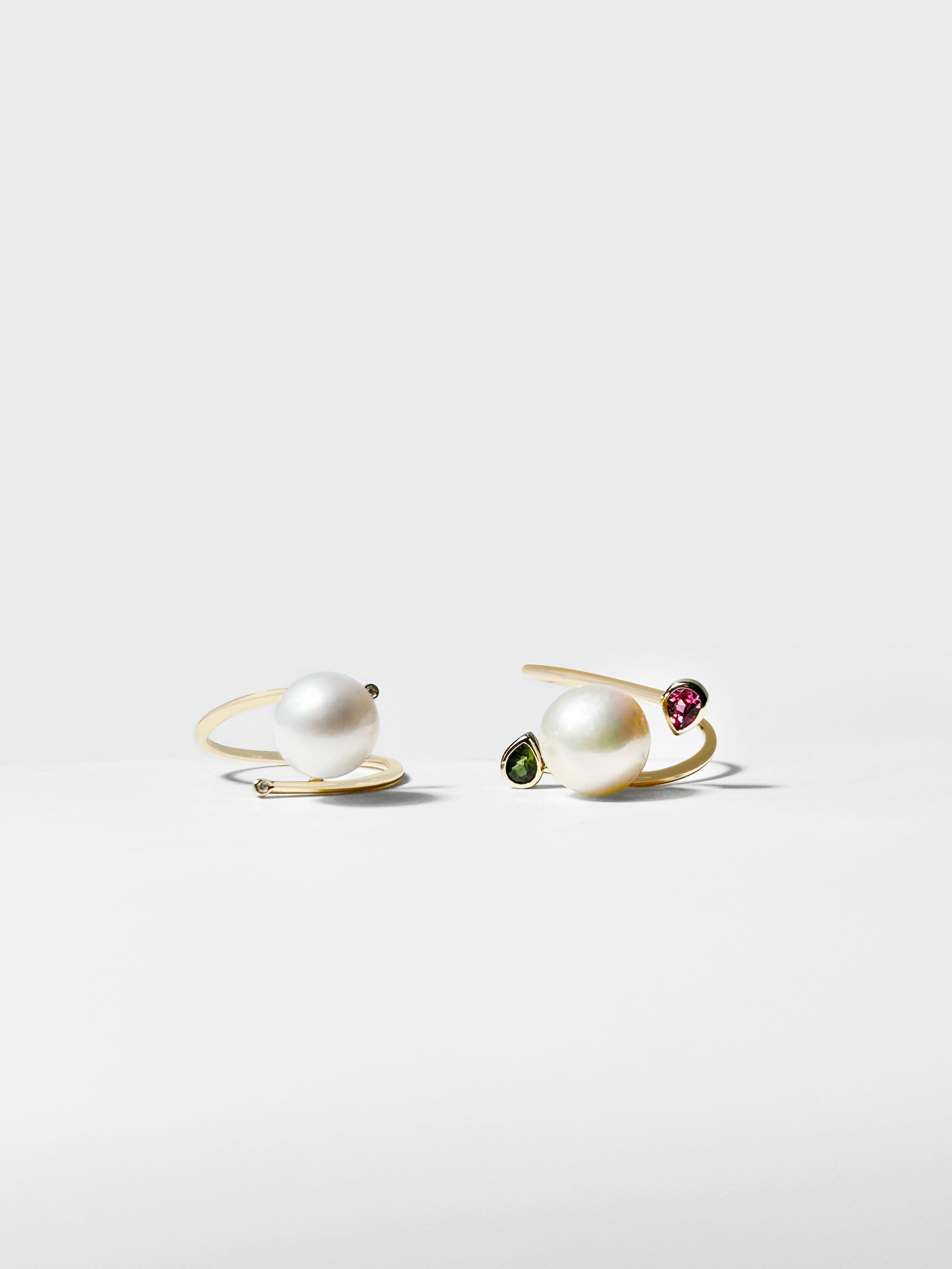 Harmony Ring - Green and Pink Tourmaline