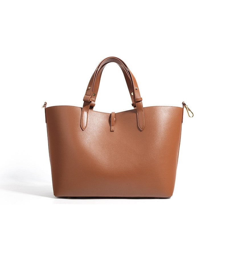 Suede Tote Bag - Black