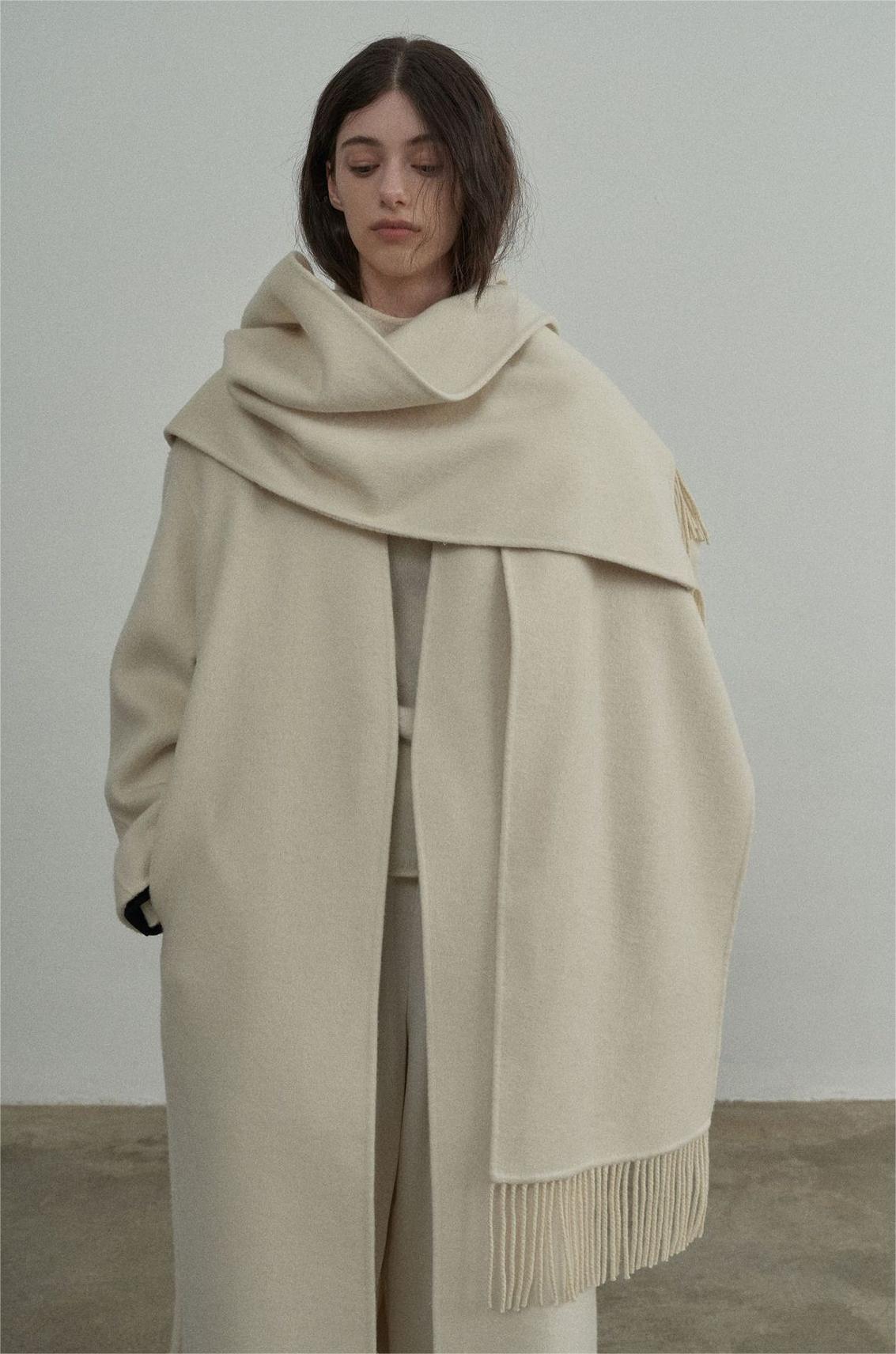 Handmade Lamb Wool Carmen Overcoat