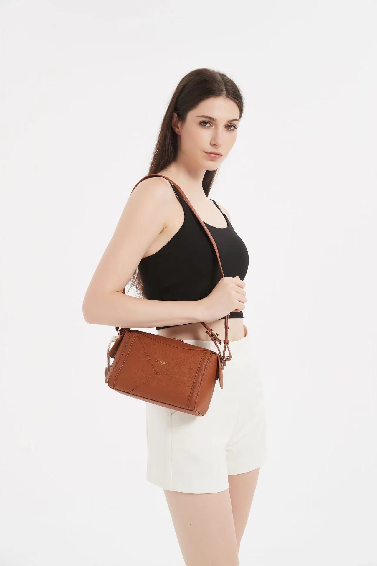 Carnaby Top Handle - Biscuit