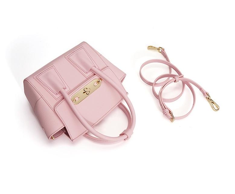 First Layer Cowhide Sini Tote Box Bag