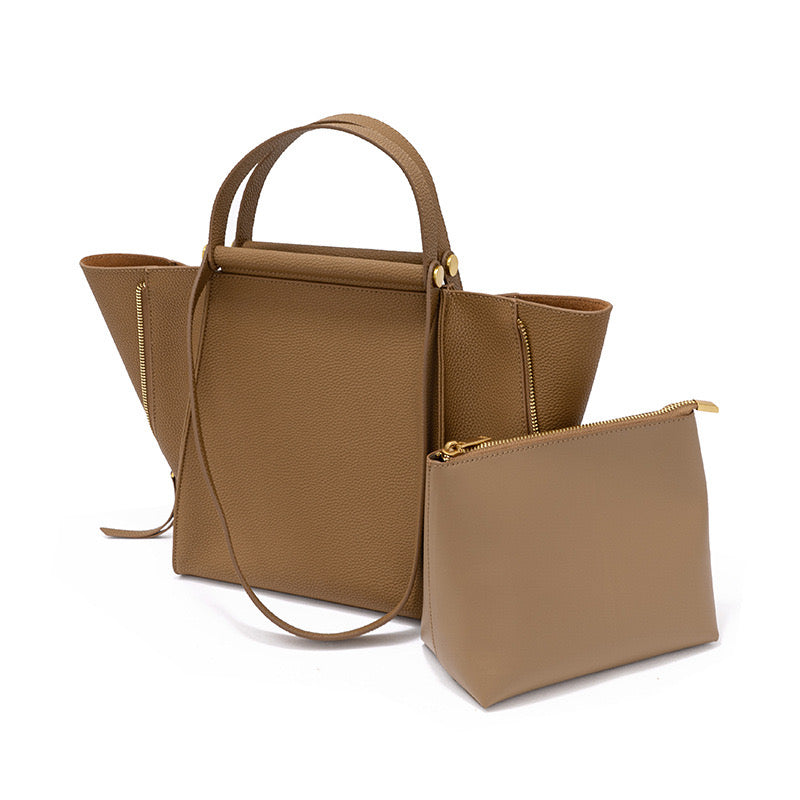 First Layer Cowhide Prima Shouldr/Tote Bag