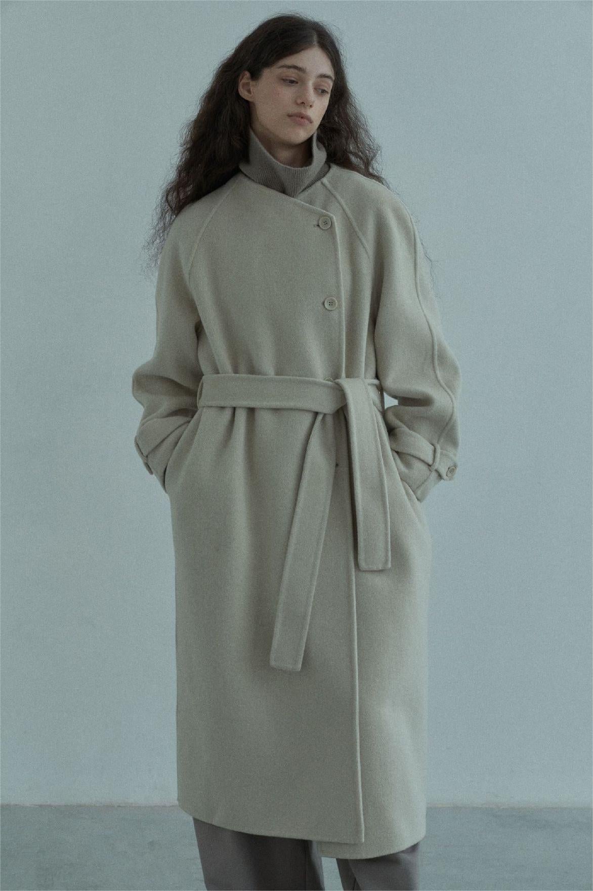 Handmade Lamb Wool Valentina Overcoat