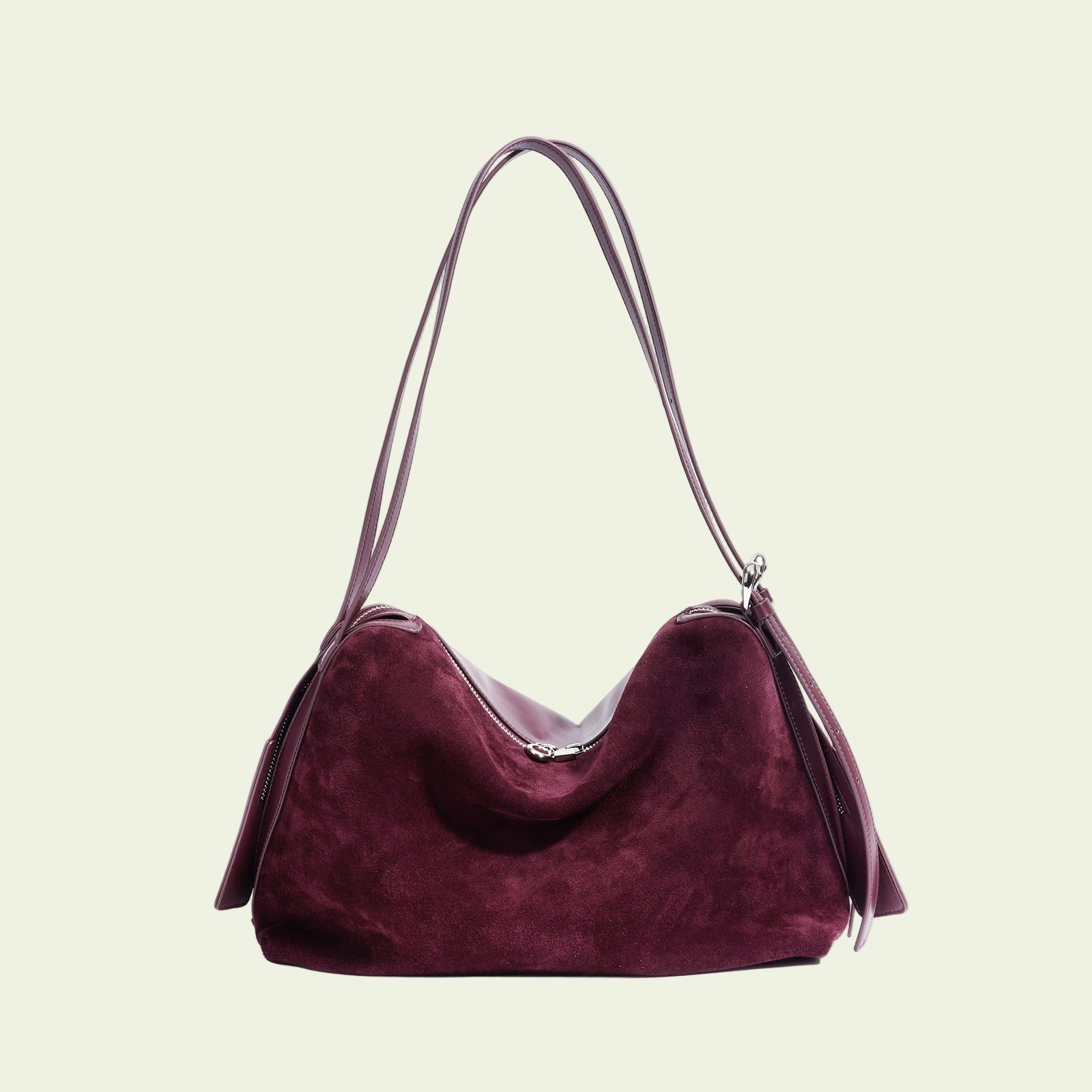 Suede Pillow Shoulder - Coffee