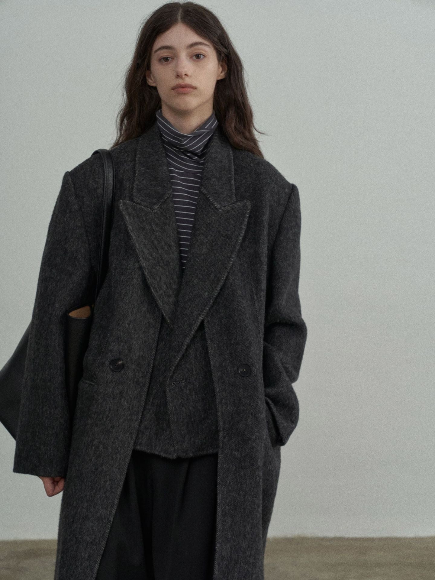 Handmade Lamb Wool Cassandra Overcoat