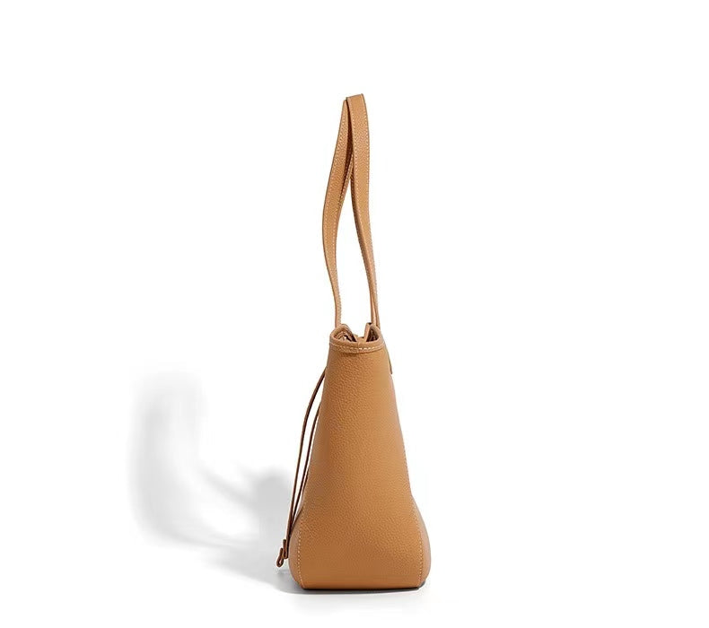 First Layer Cowhide Faith Shoulder Bag