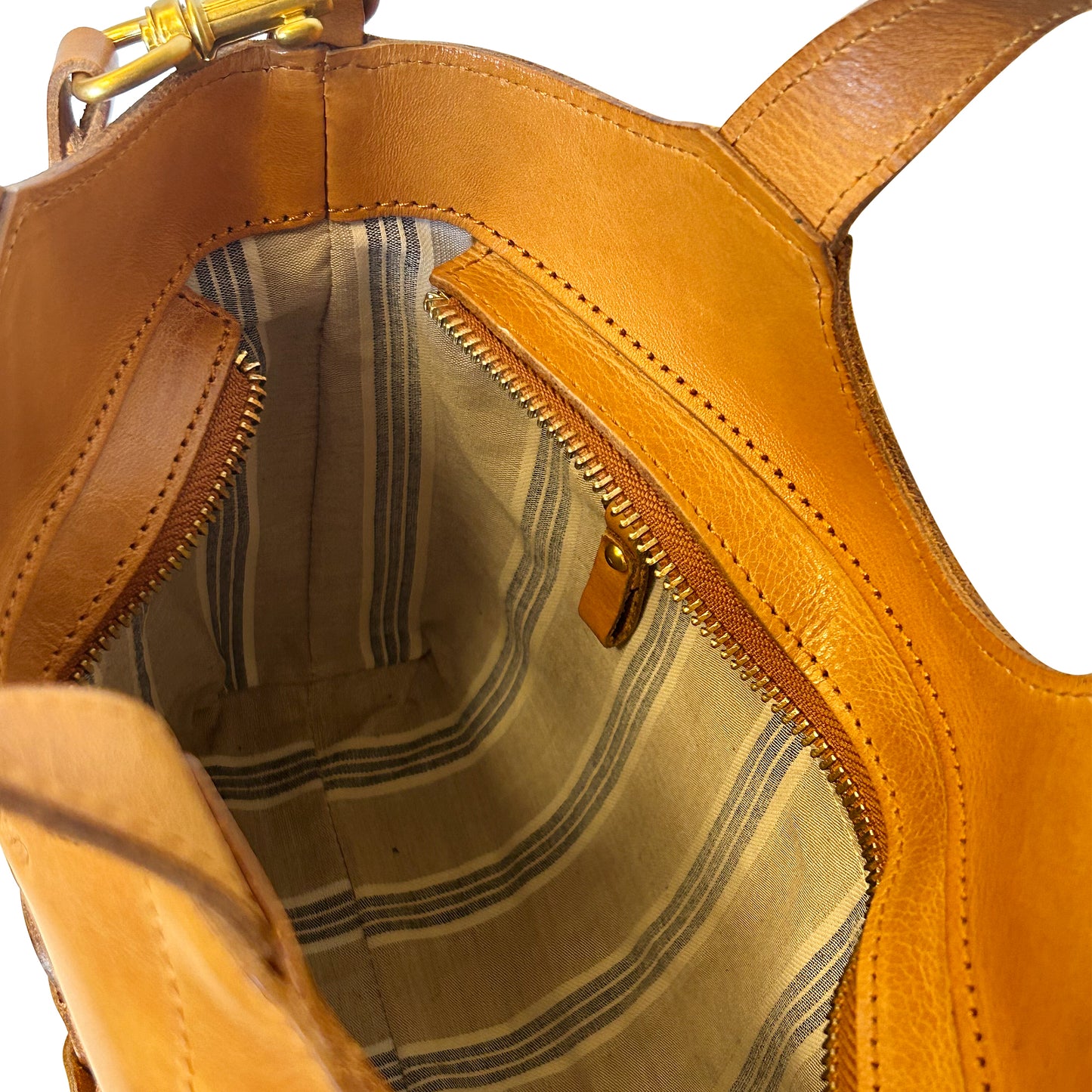 Genuine Vegetable Tanned Leather Skye Tote/Shoulder/Crossbody Bag