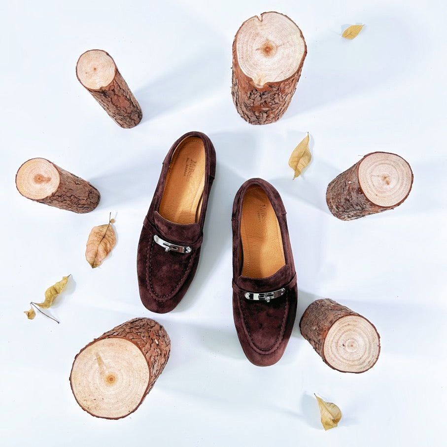 Genuine Lamb Suede Country Walk Loafer