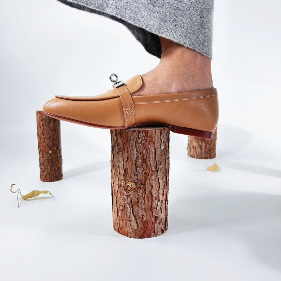 Genuine First Layer Cowhide City Walk Loafers