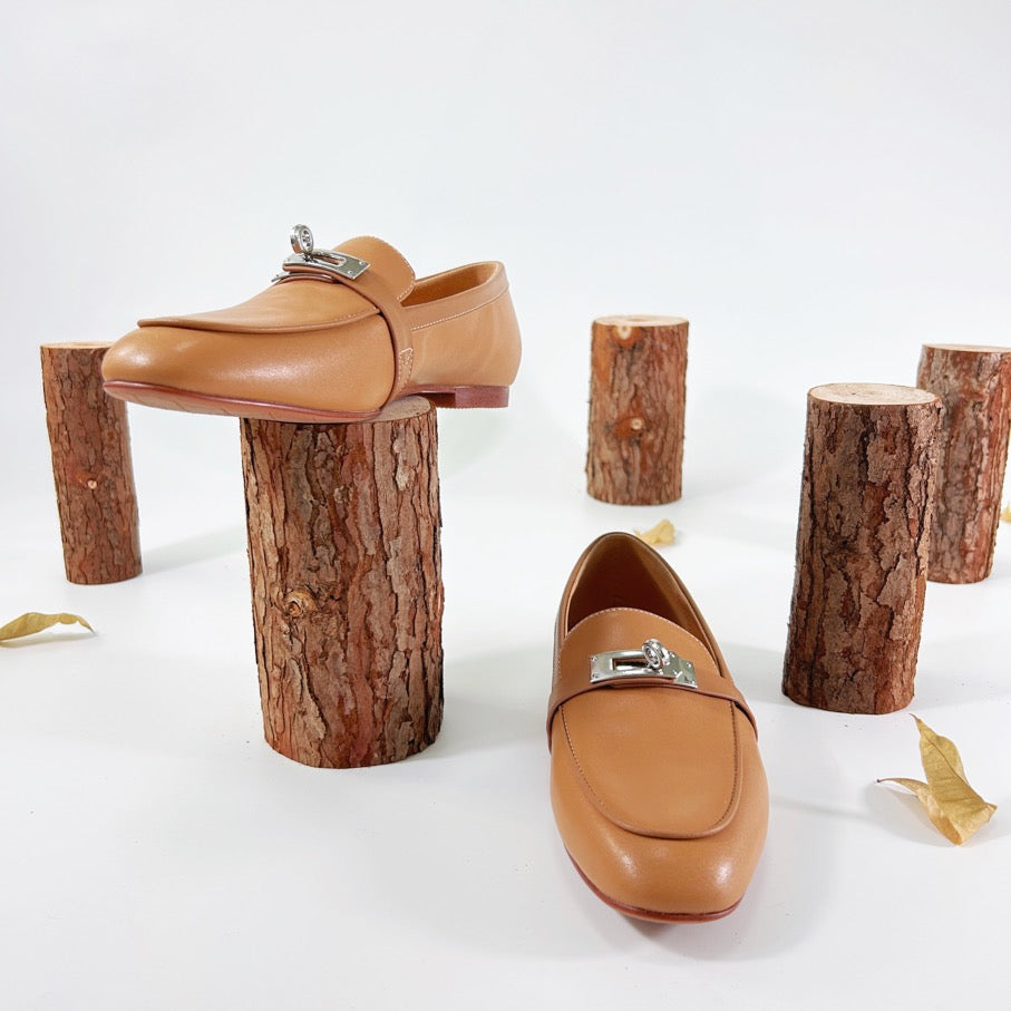 Genuine First Layer Cowhide City Walk Loafers