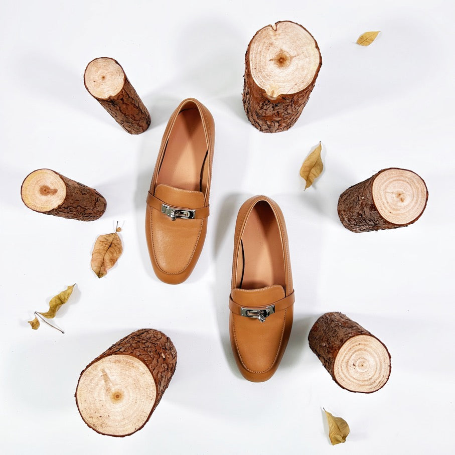 Genuine First Layer Cowhide City Walk Loafers