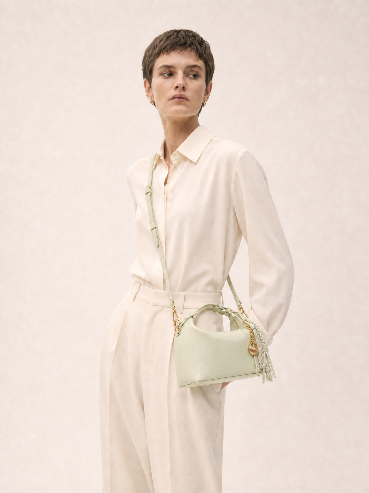 Camilla Half Moon - Bubble Green
