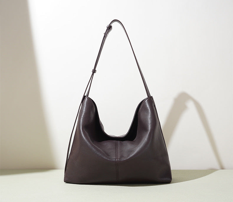 Soft Sheep Leather Shoulder - Mocha