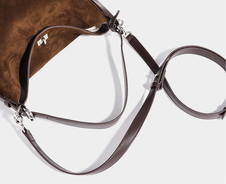 Suede Shoulder - Brown