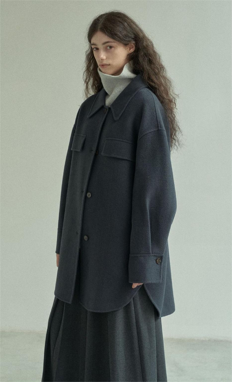 Handmade Lamb Wool Sofía Overcoat