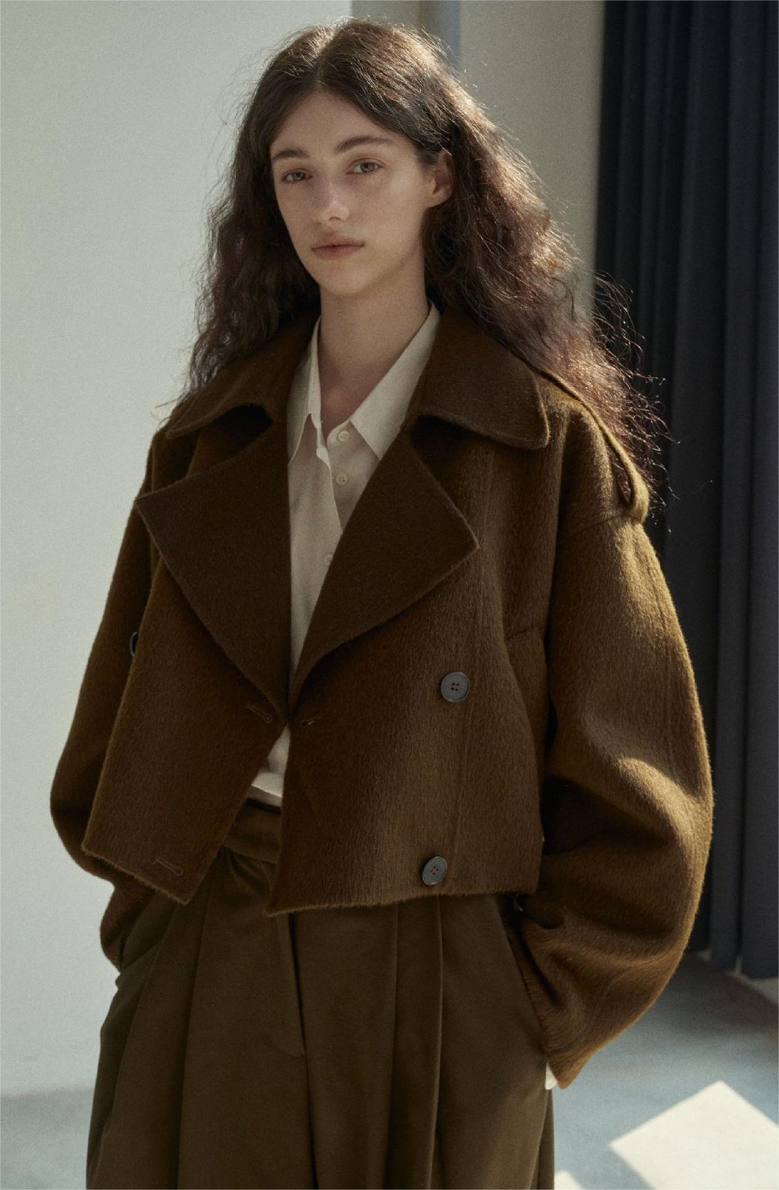 Handmade Lamb Wool Isabella Overcoat