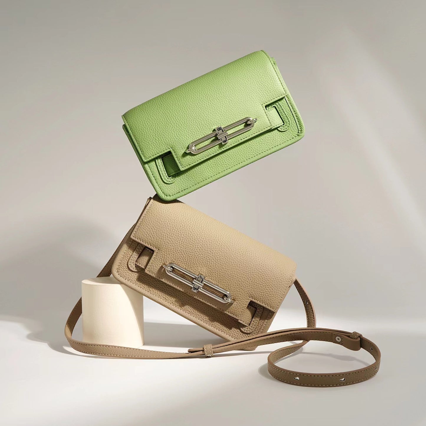 First Layer Cowhide Asteria Crossbody Bag