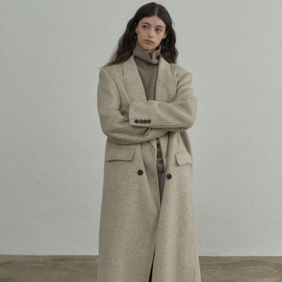 Handmade Lamb Wool Alice Overcoat