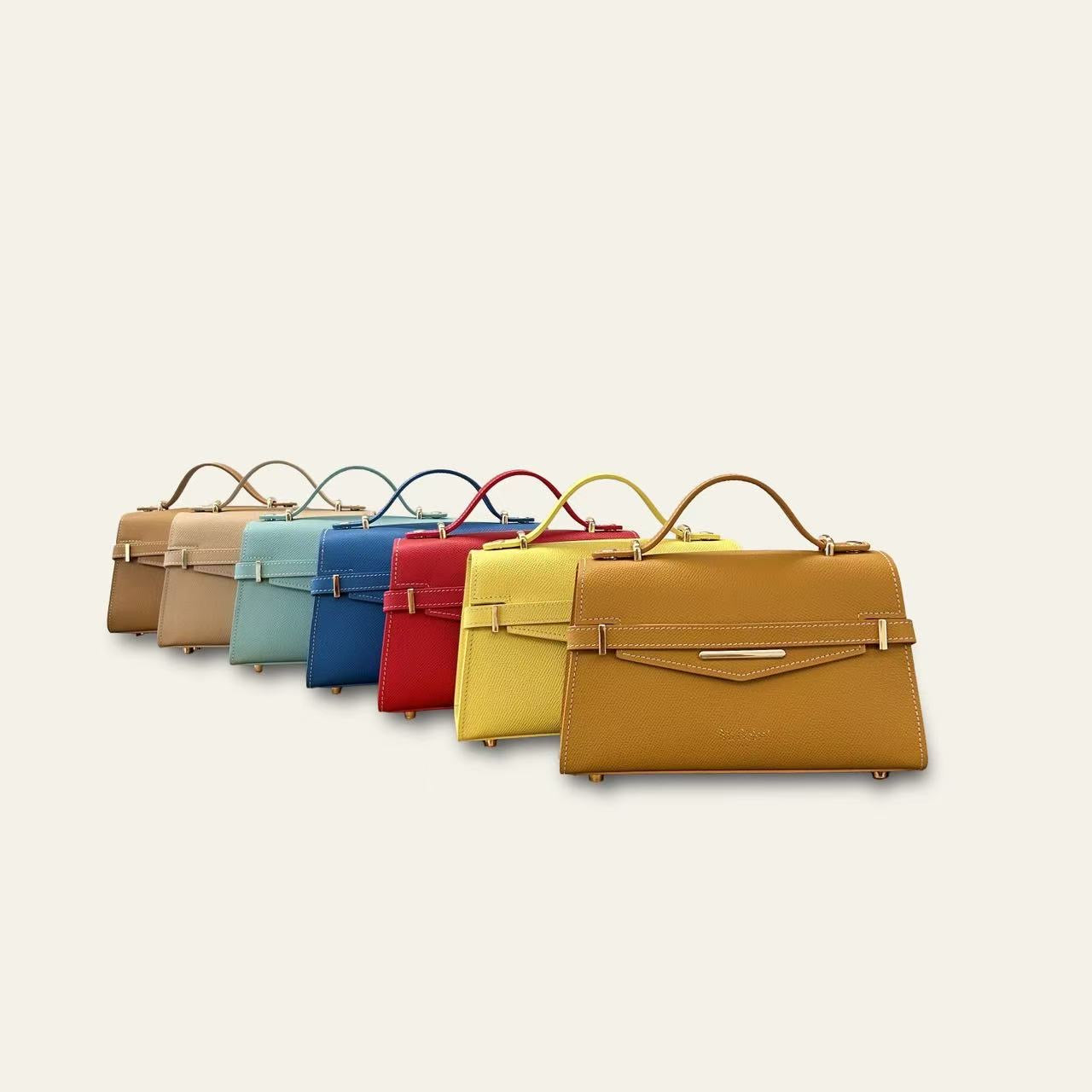 "Mi" Top Handle -Light Amber