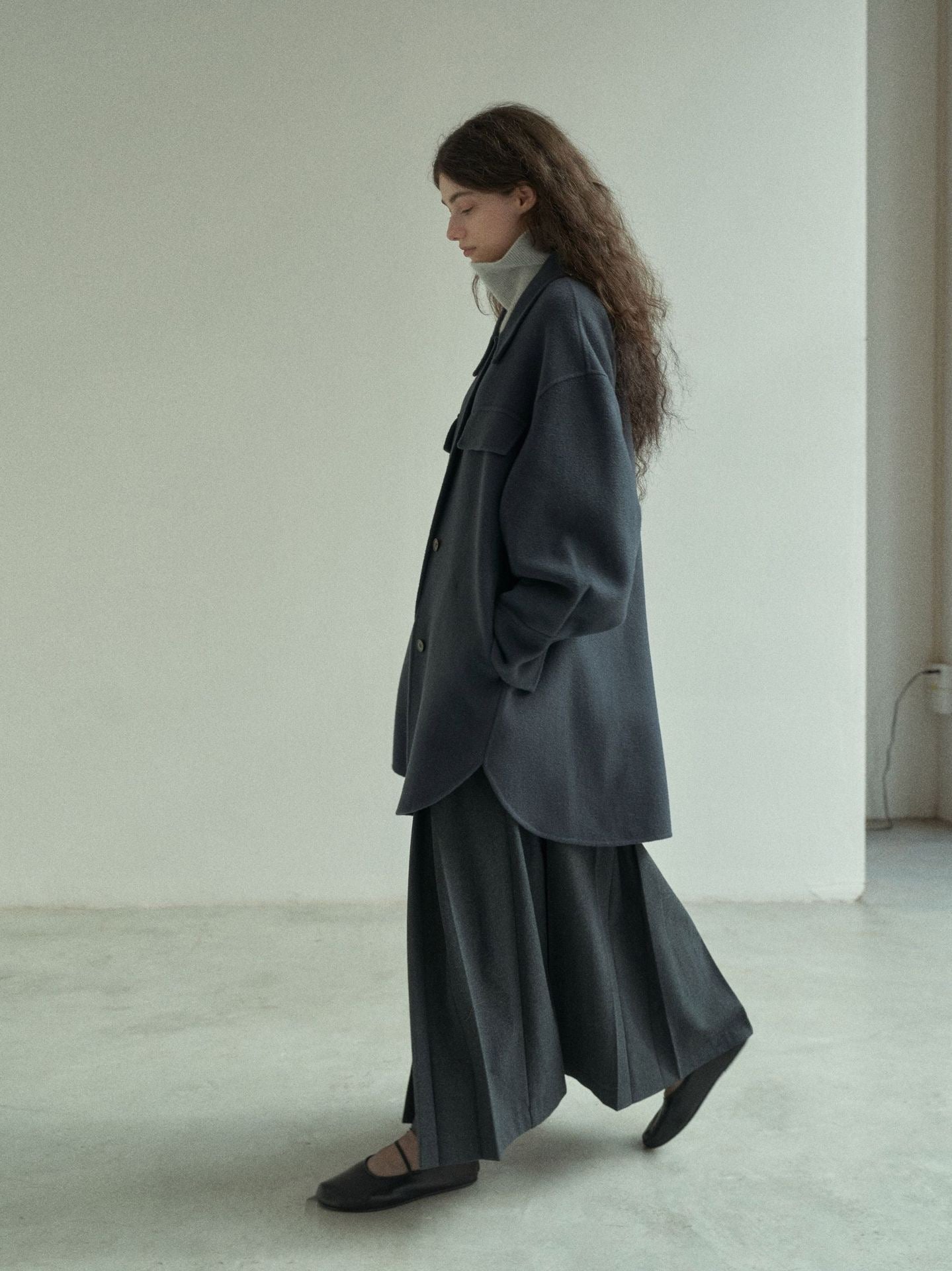 Handmade Lamb Wool Sofía Overcoat