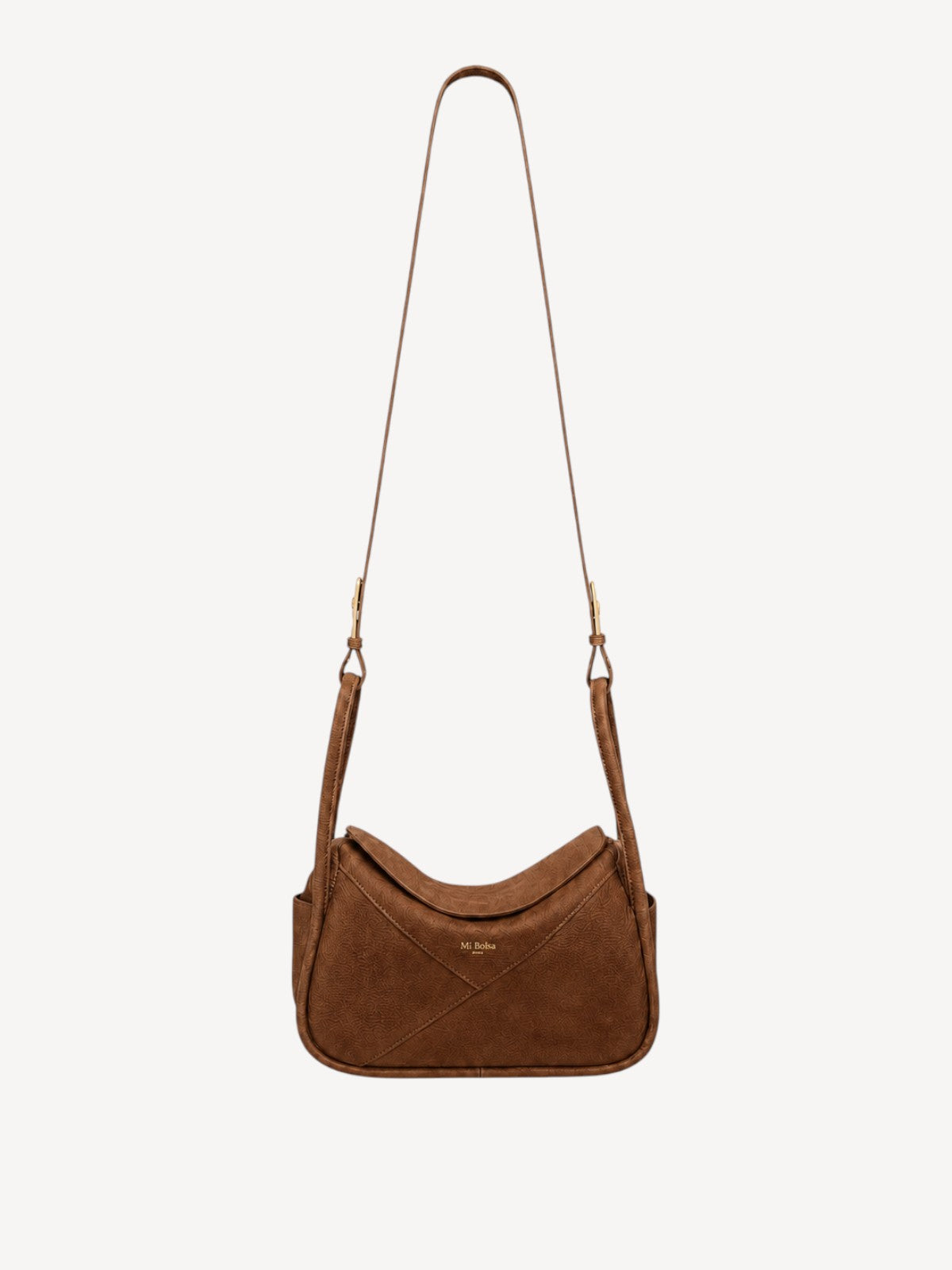 Carnaby Shoulder - Coffee Suede