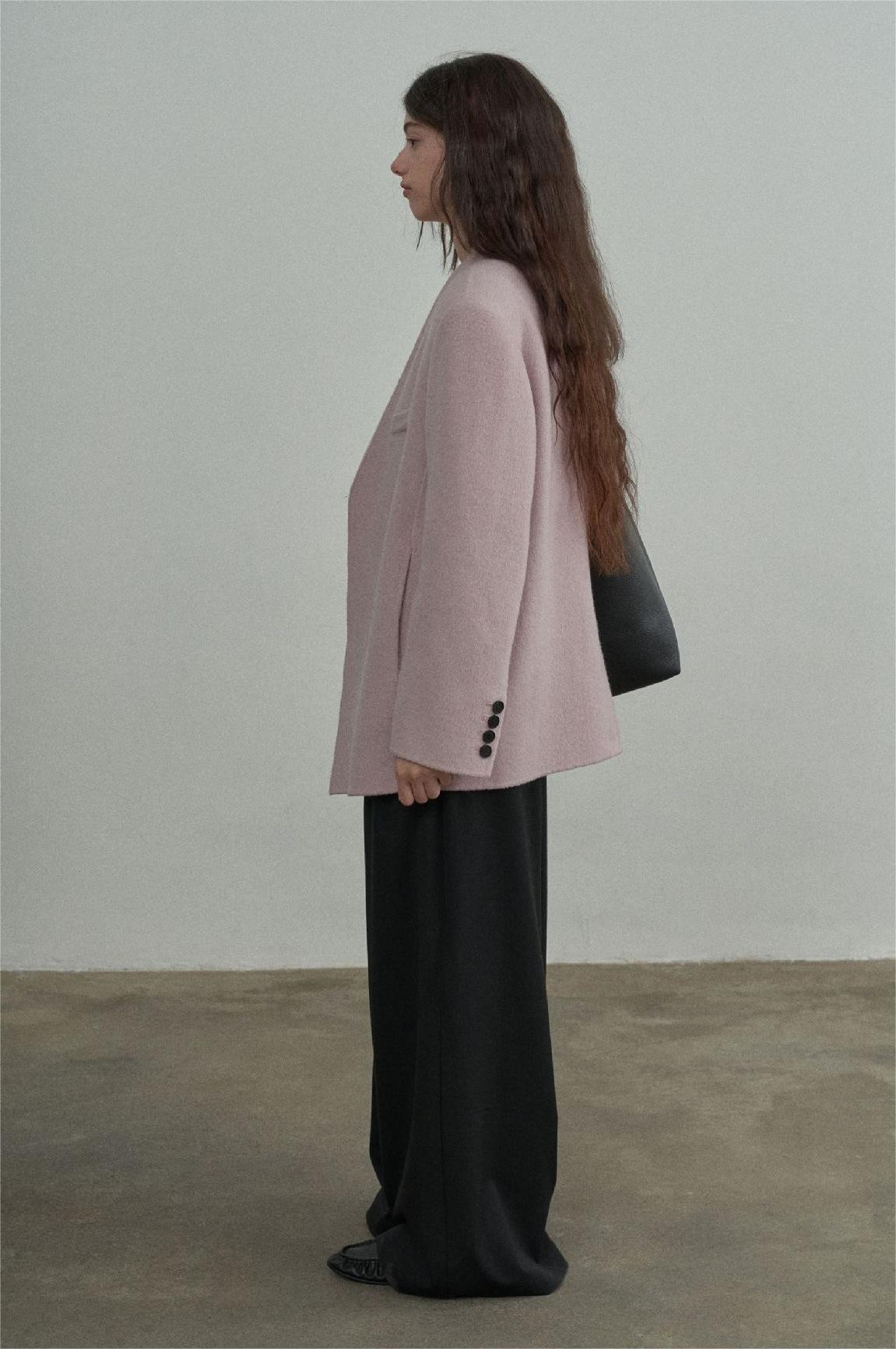 Handmade Lamb Wool Beata Overcoat