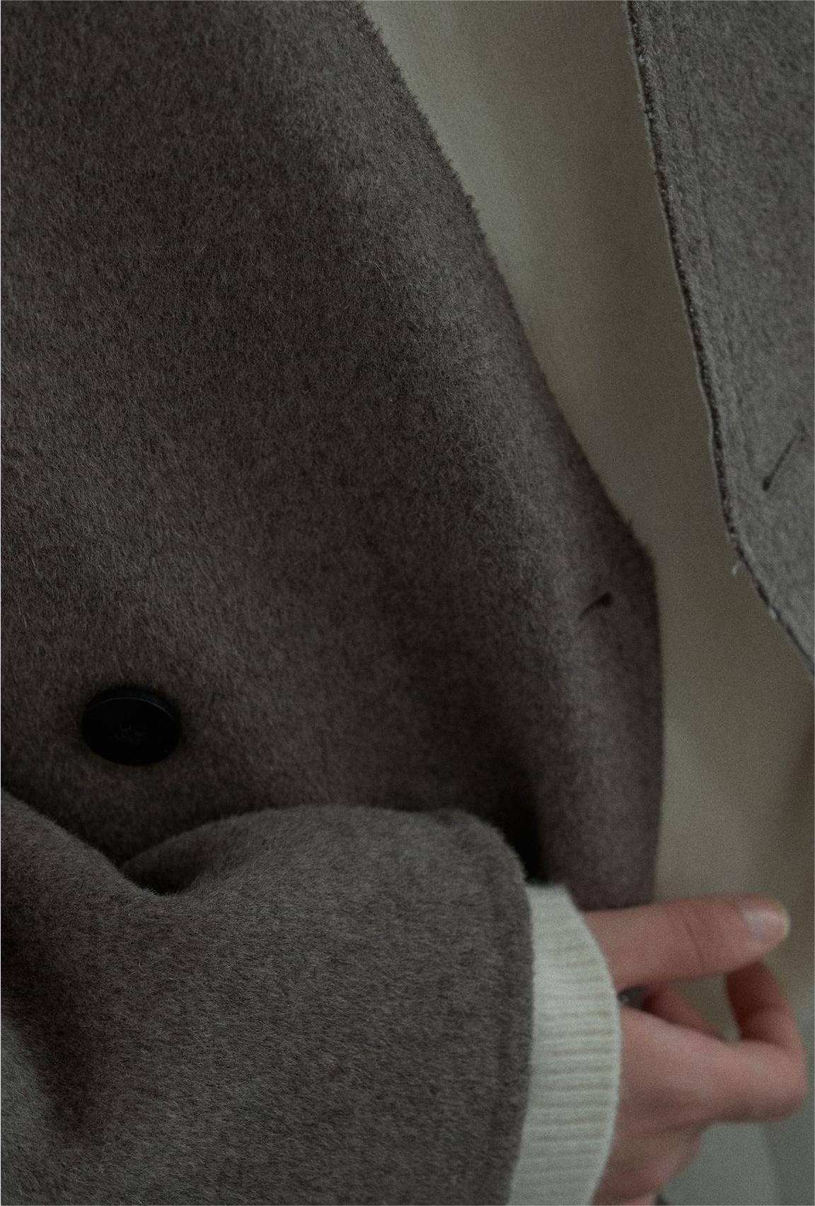Handmade Lamb Wool Vega Overcoat