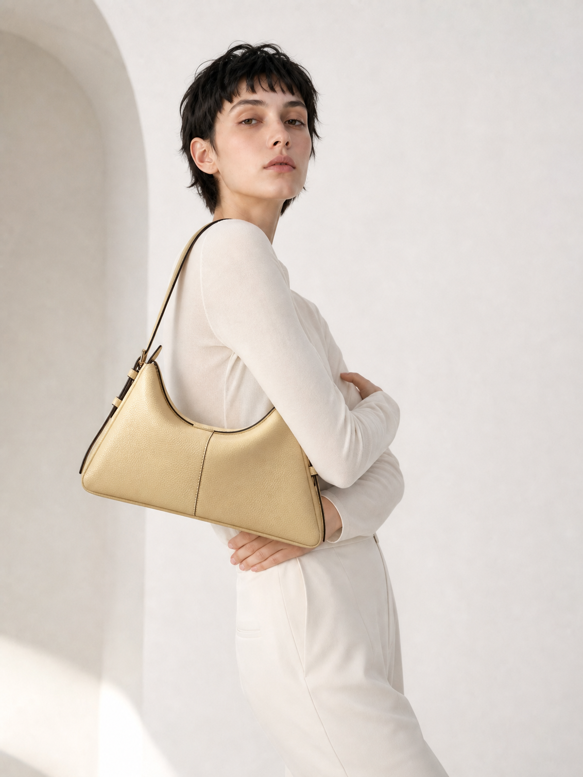 Madolyn Shoulder -Apricot