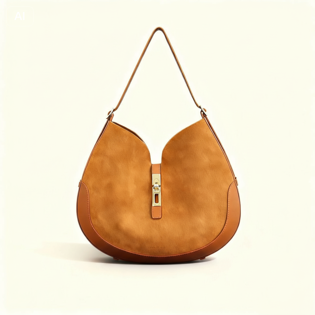 Cotswolds Shoulder - Brown Suede