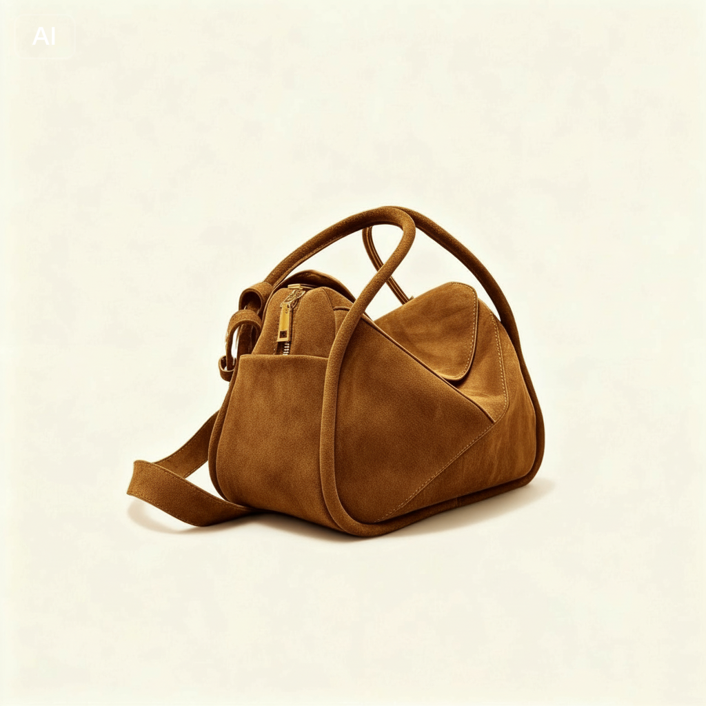 Carnaby Shoulder - Brown Suede