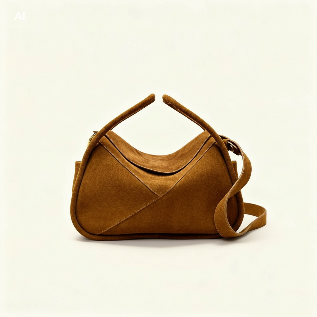 Carnaby Shoulder - Brown Suede