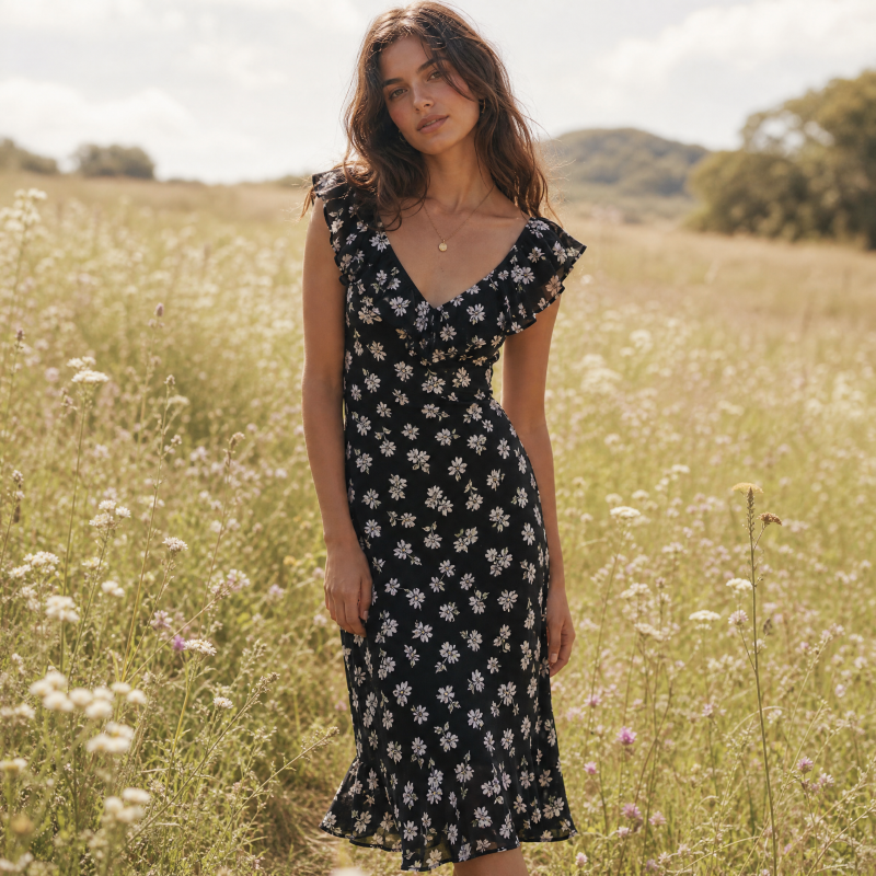Floral Midi Dress