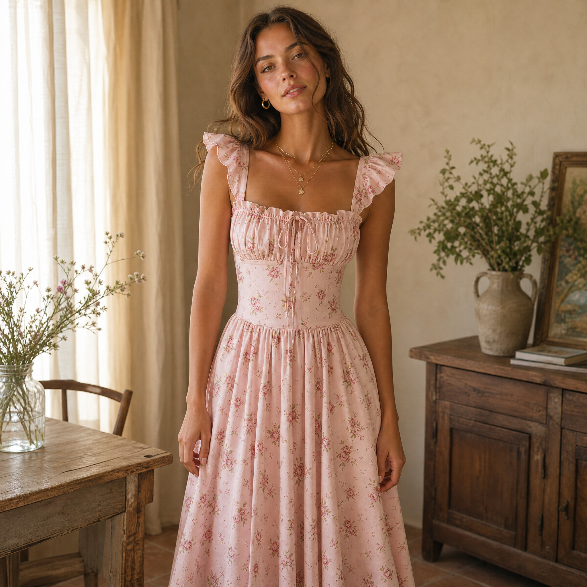 Floral Midi Dress