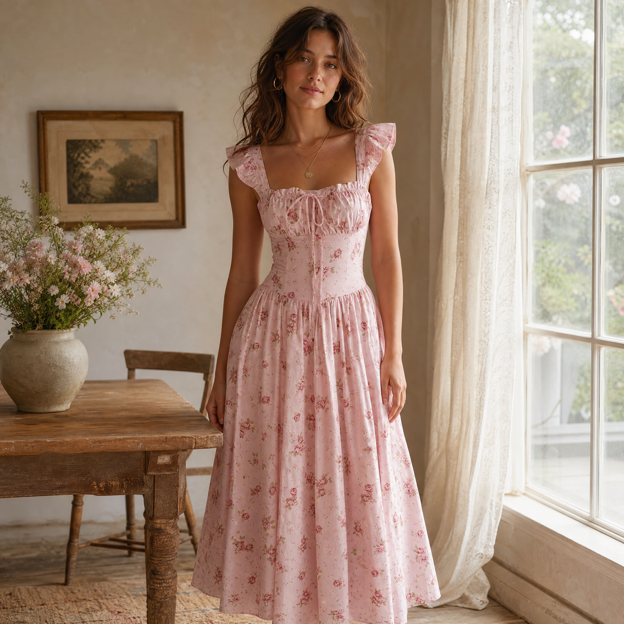 Floral Midi Dress