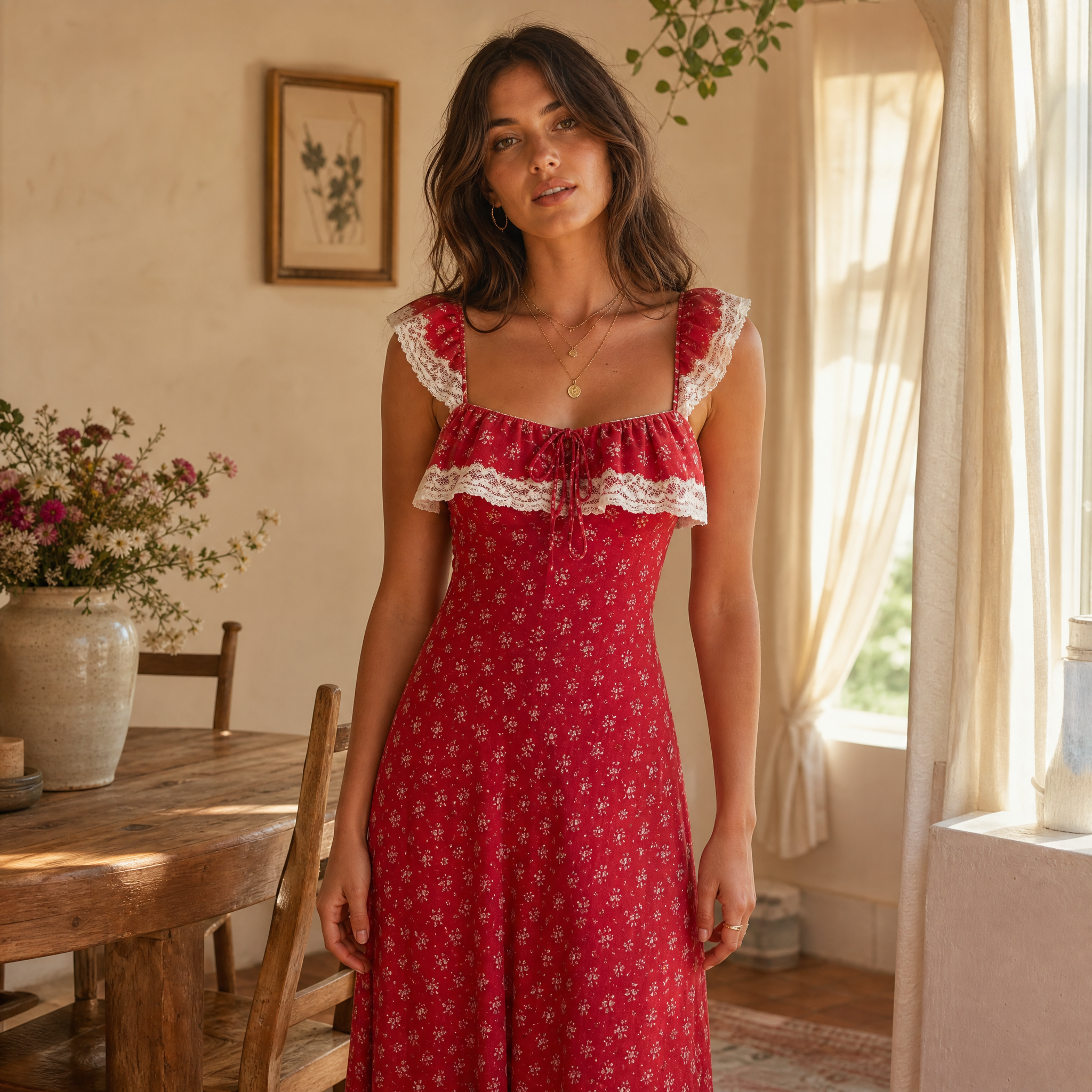 Provencal Rose Dress