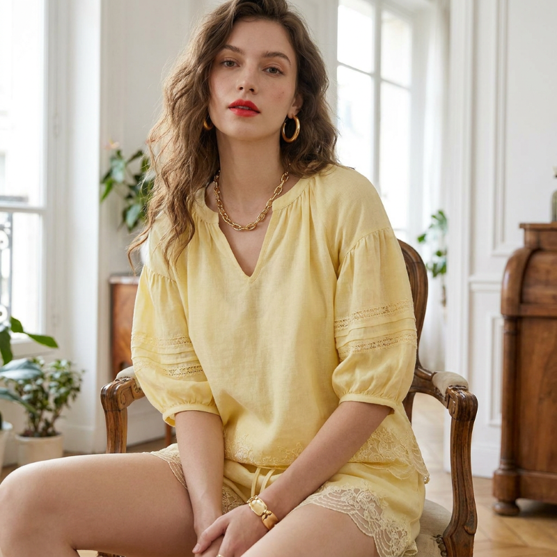 Lemon Lace Set