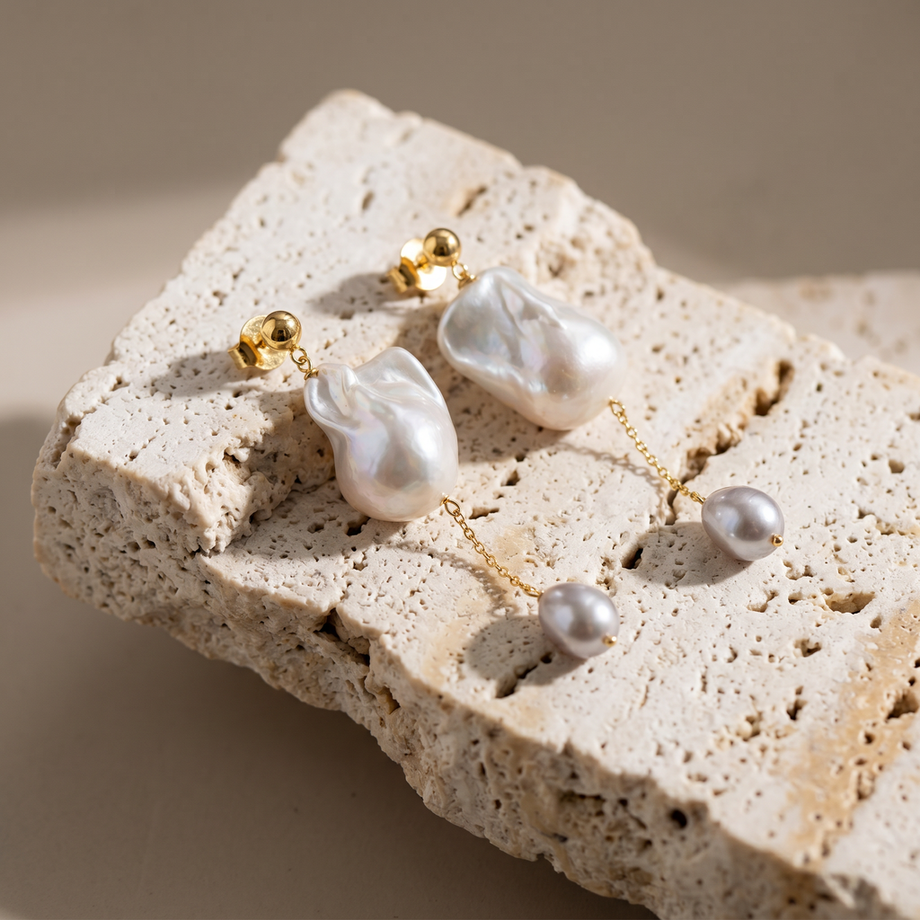 Baroque Pearls Earrings