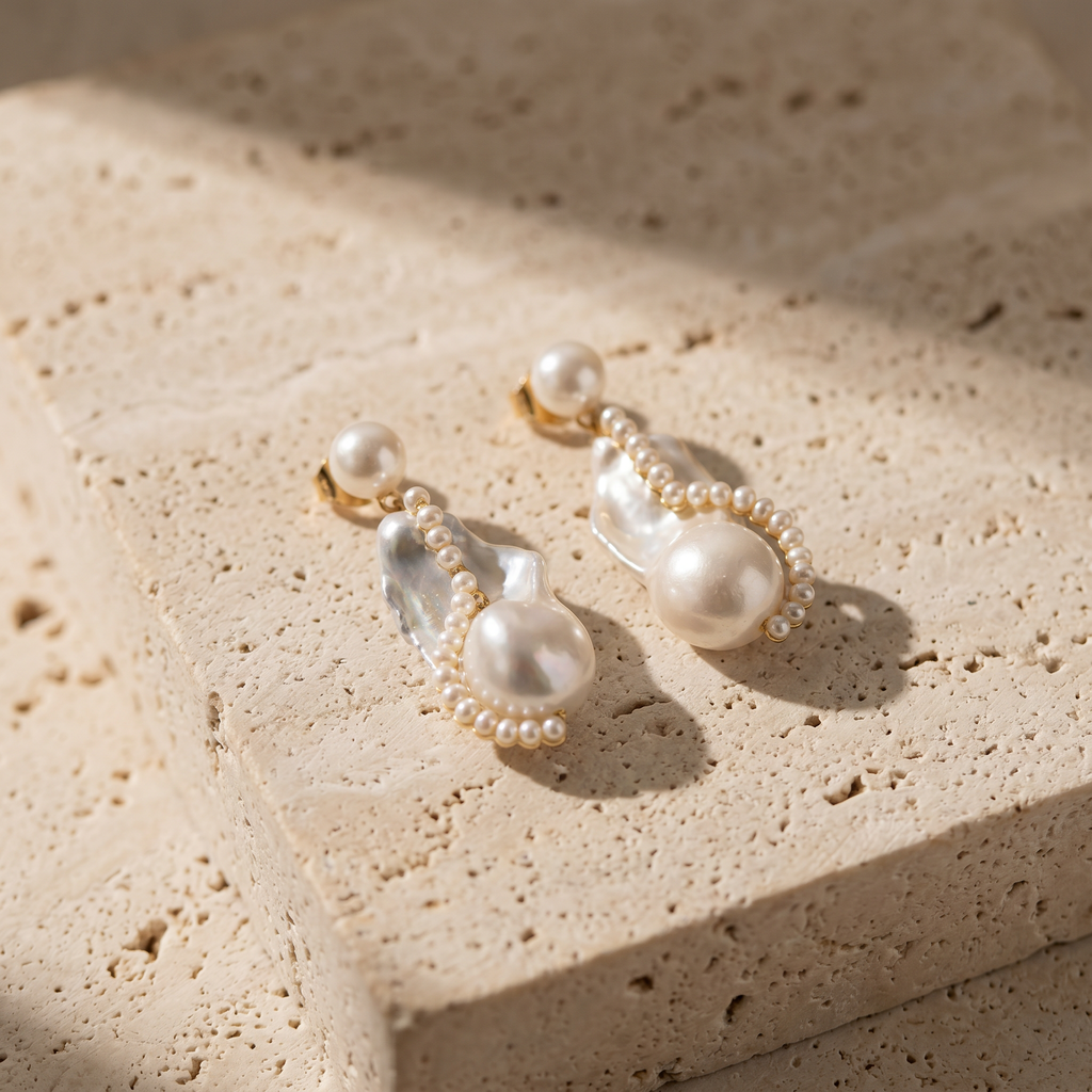Baroque Pearls Earrings