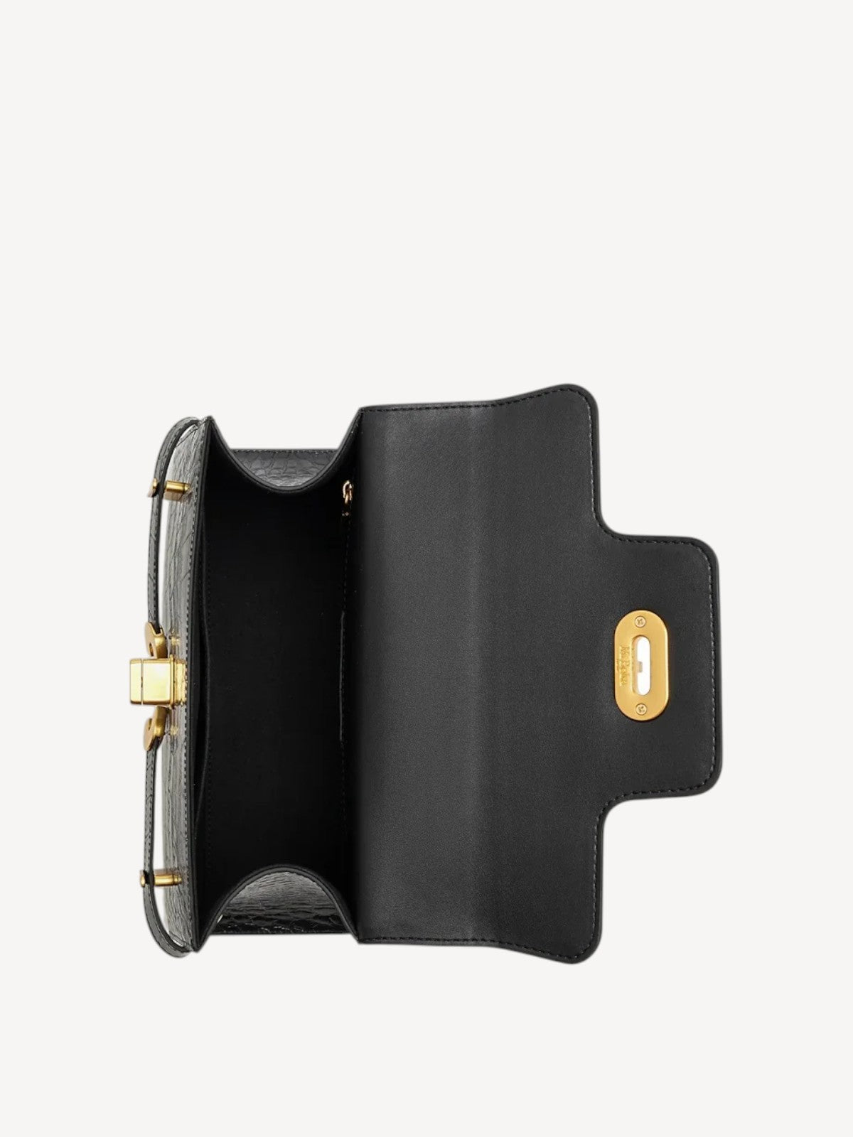 Kensington - Top Handle in Croc Embossed