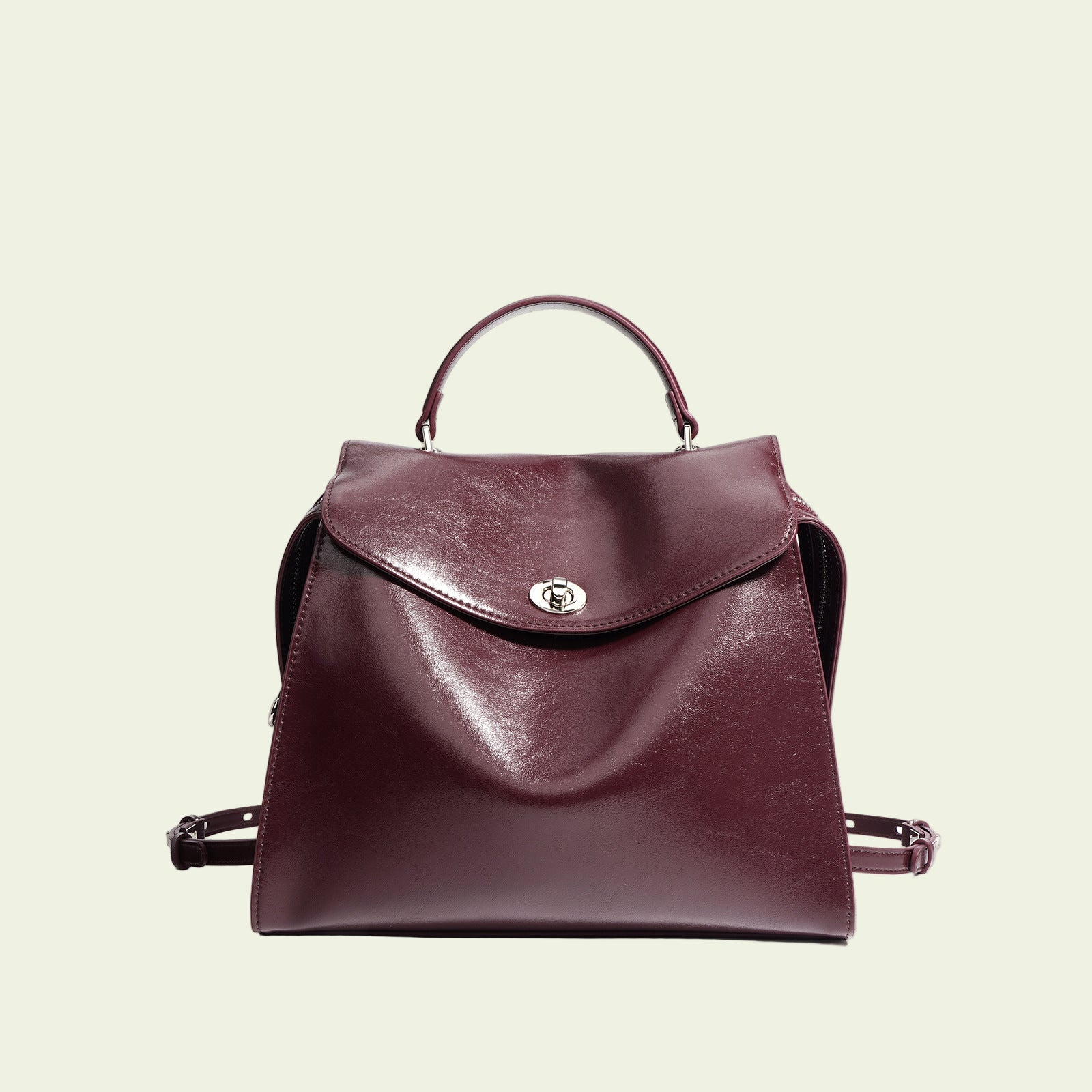 Backpack/Shoulder - Burgundy