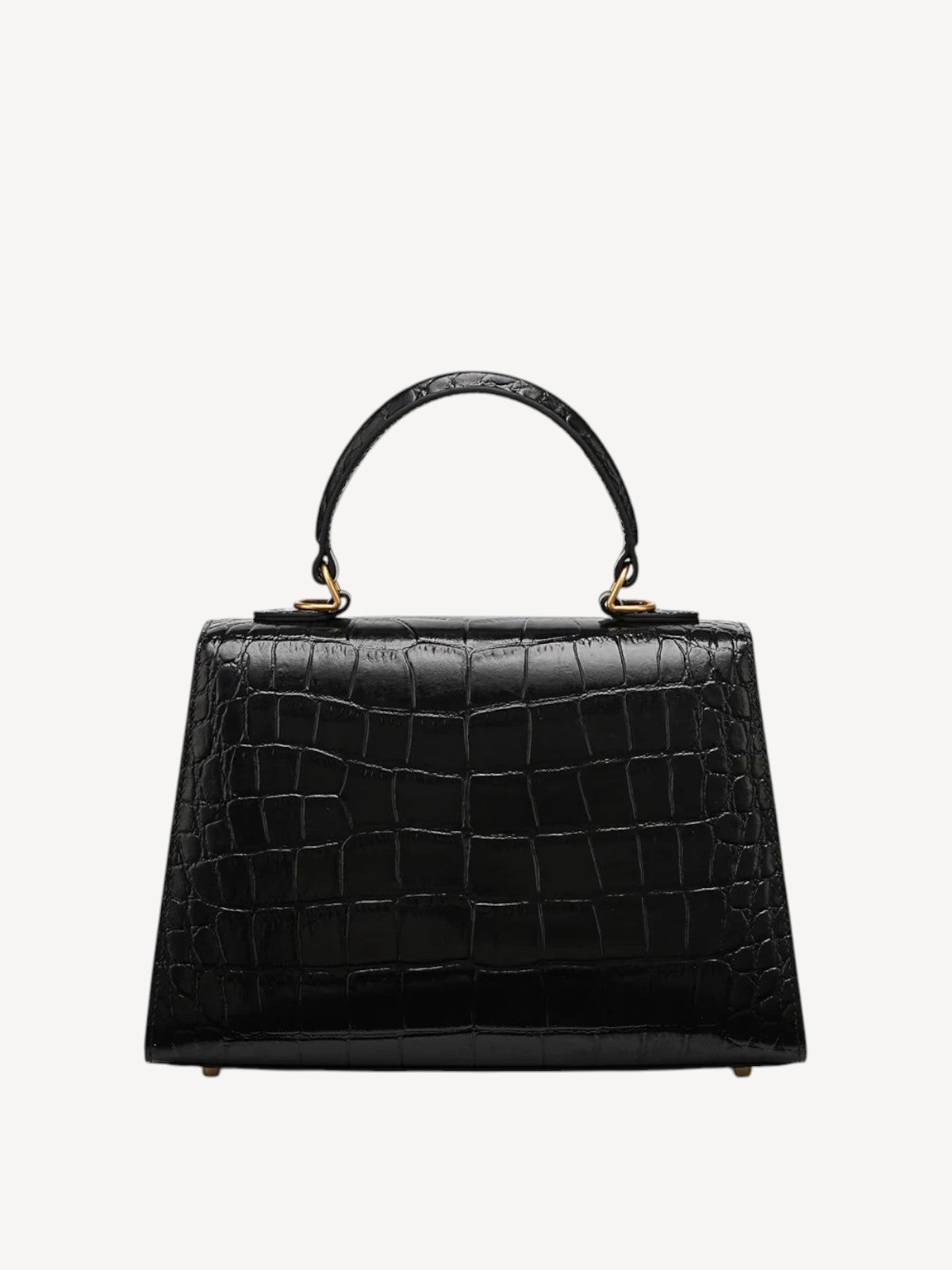 Kensington - Top Handle in Croc Embossed