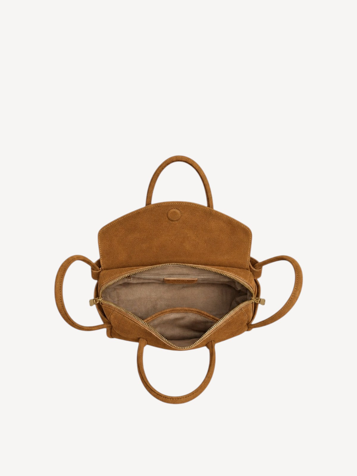 Carnaby Shoulder - Brown Suede
